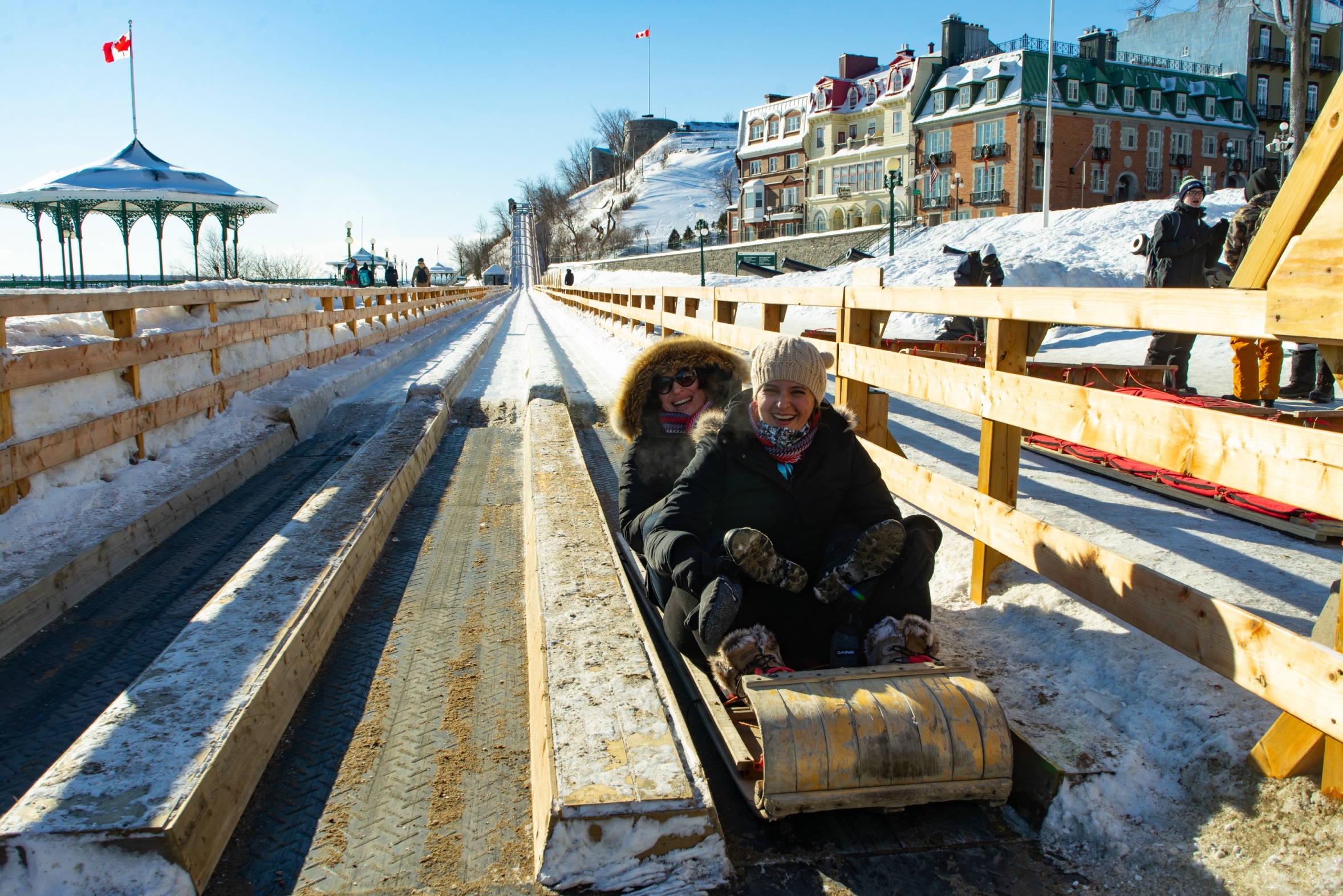 The Magic of Québec City The Winter Carnival, Ice Fishing, Toboggan