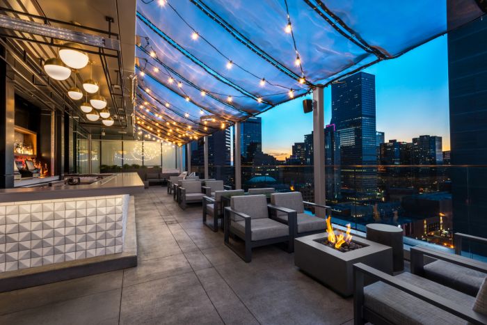 Le Meridien Denver Downtown Boasts Denver's Highest, Open-Air Rooftop Bar