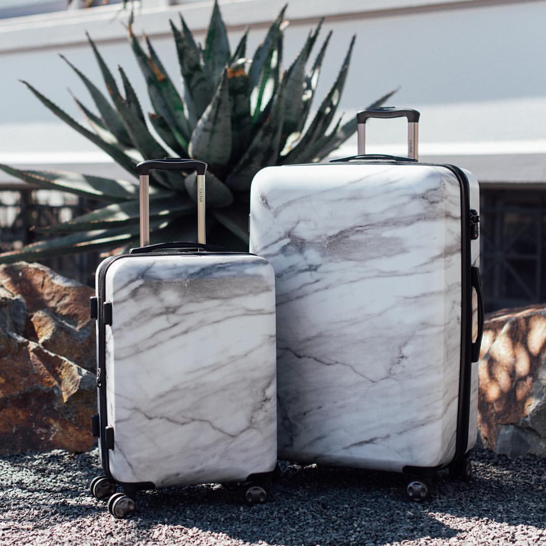 Luggage as Luxe as Carrera Marble