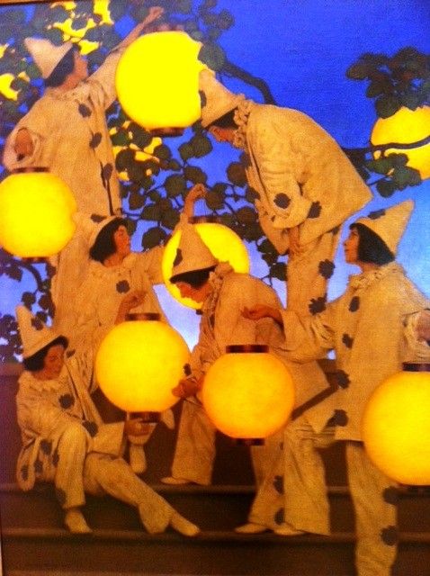 Lantern Bearers by Maxfield Parish